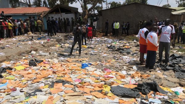 kenia kinderen omgekomen school ingestort