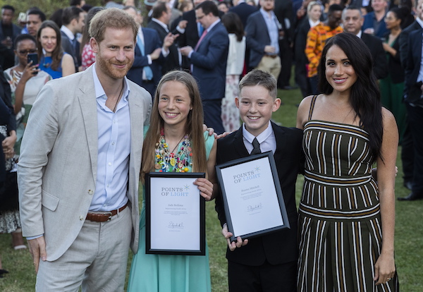 Prins harry en meghan markle op reis