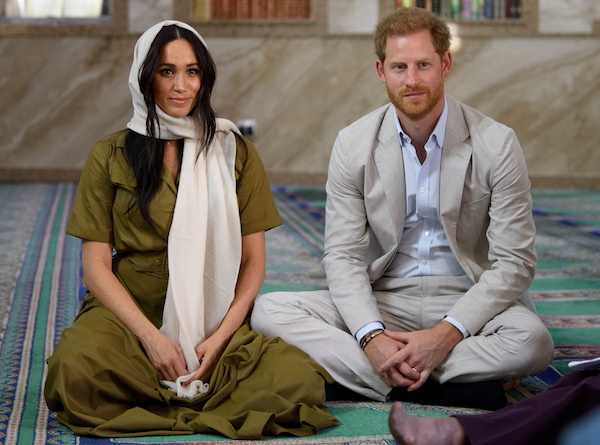 Prins harry en meghan markle op reis