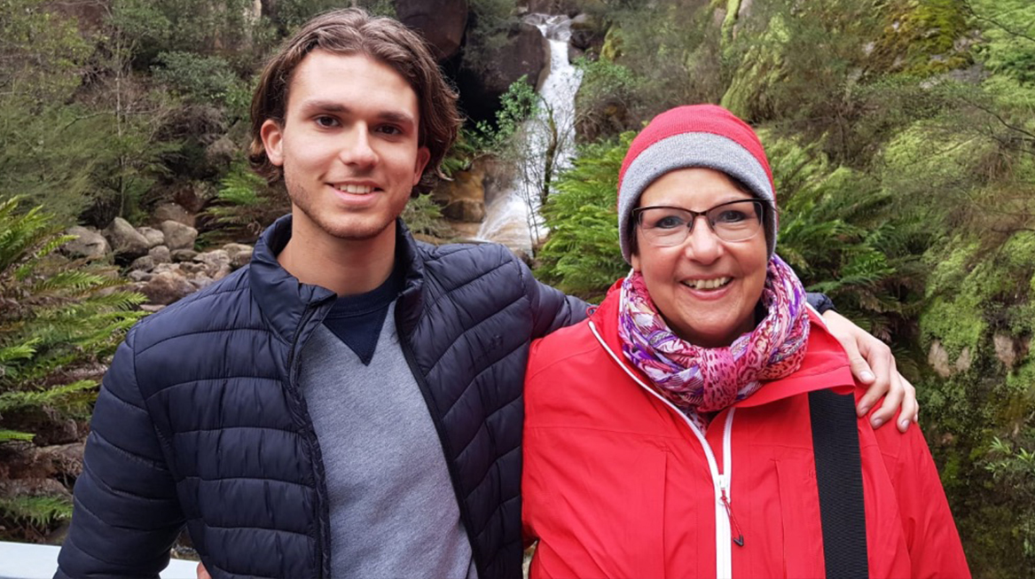 Pepijn Heerkens Thjssen en moeder Liliane Taudin Chabot opzoek naar nierdonor