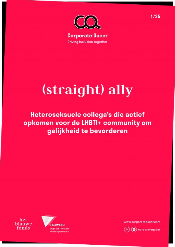 LHBTI-begrippen Corporate Queer-poster