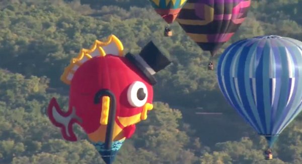 Opstijgen Luchtballonnen festijn