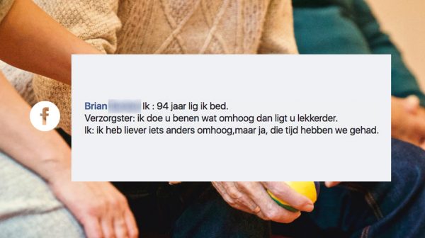 Zorgeloos genieten: 19 anekdotes uit de zorg waar geen medicijn tegenop kan