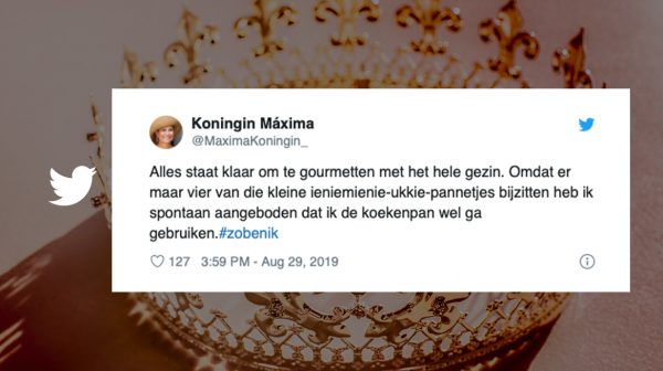 Máxima twitter account