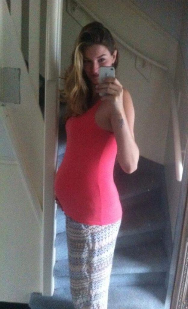Anke 35 weken zwanger