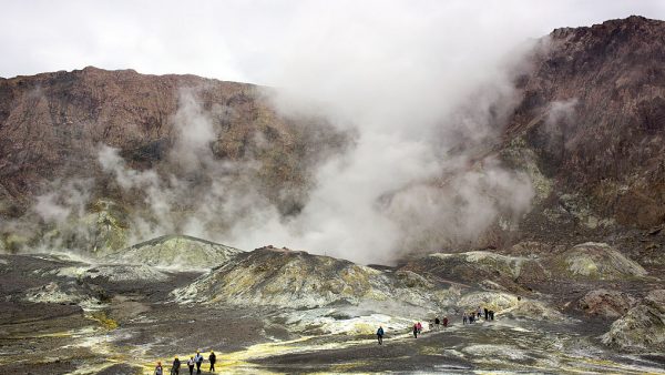 vulkaanuitbarsting nieuw zeeland white island