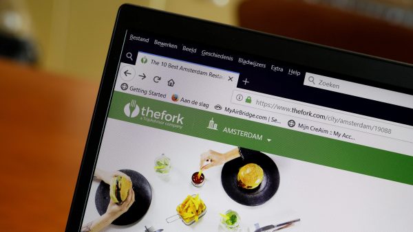 Onvoldoende onmogelijk op restaurantsite the fork
