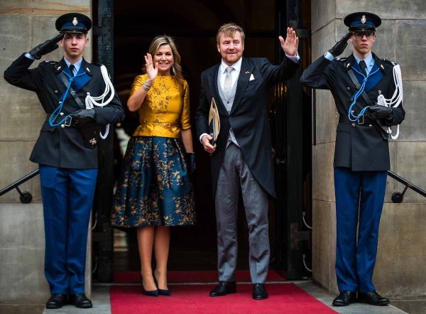 Willem-Alexander en Maxima nieuwjaarsontvangst