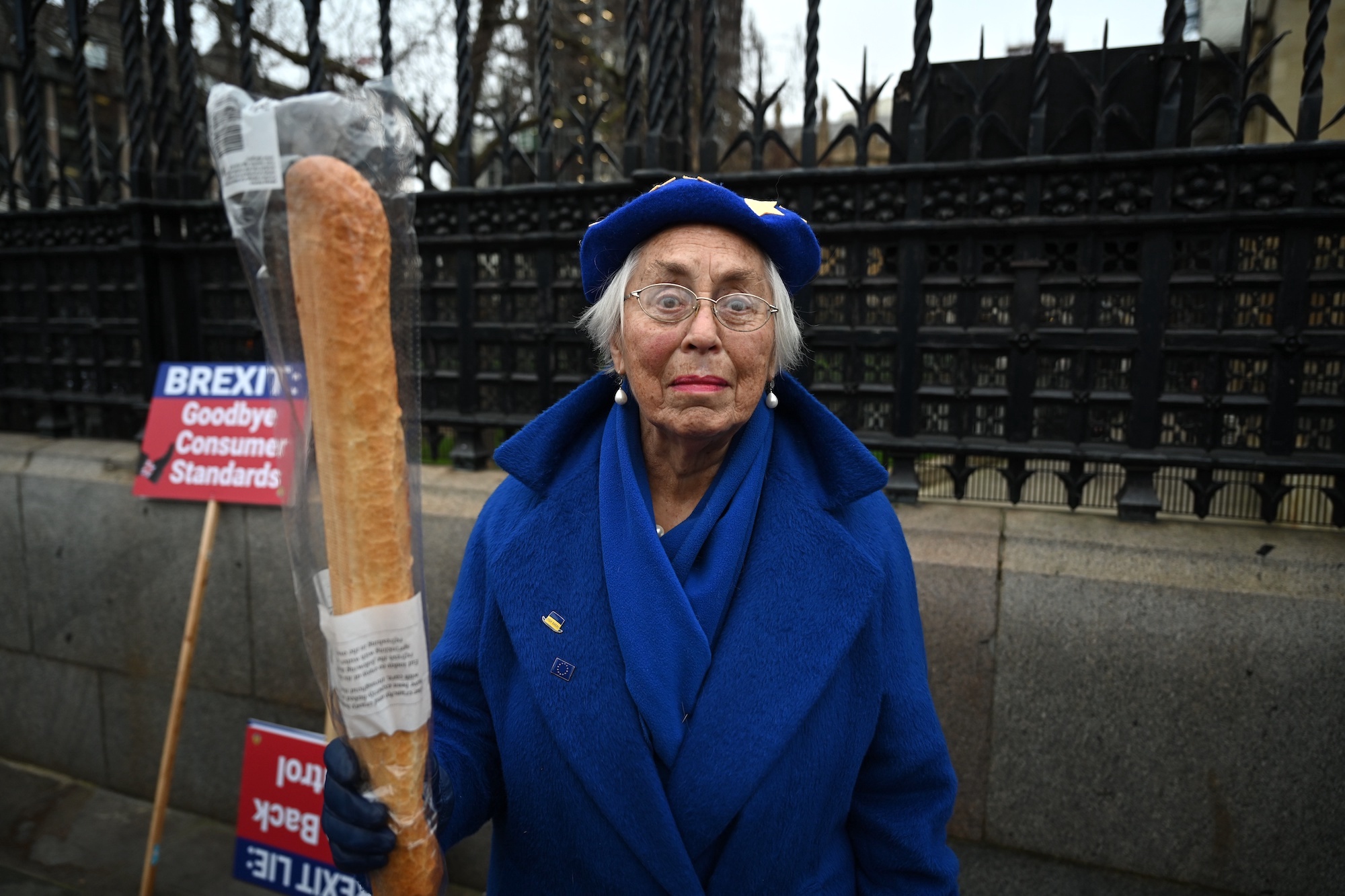 Vooravond brexit protest