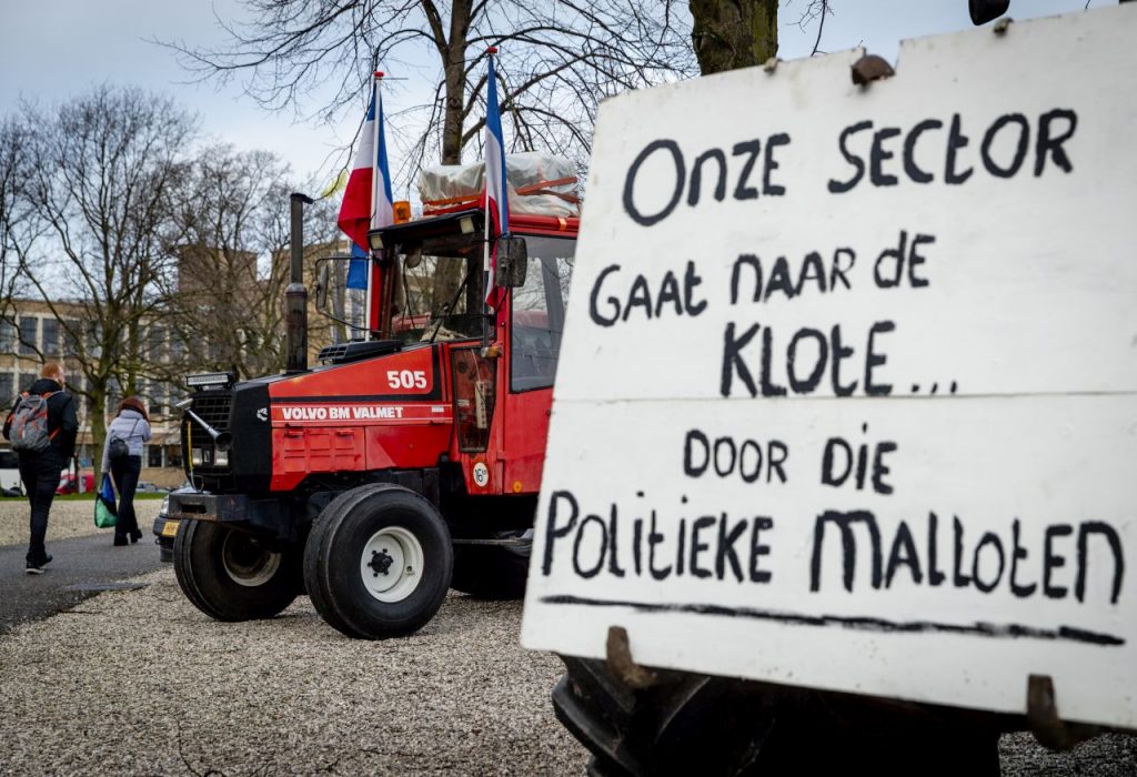 Noordzeevissers steunen boeren bij protest in Den Haag