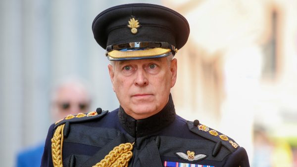 Prins Andrew jarig klokken van Westminster Abbey geluid