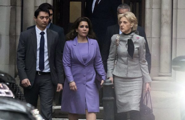 Princess Haya Bint al Hussein of Jordan at London High Court