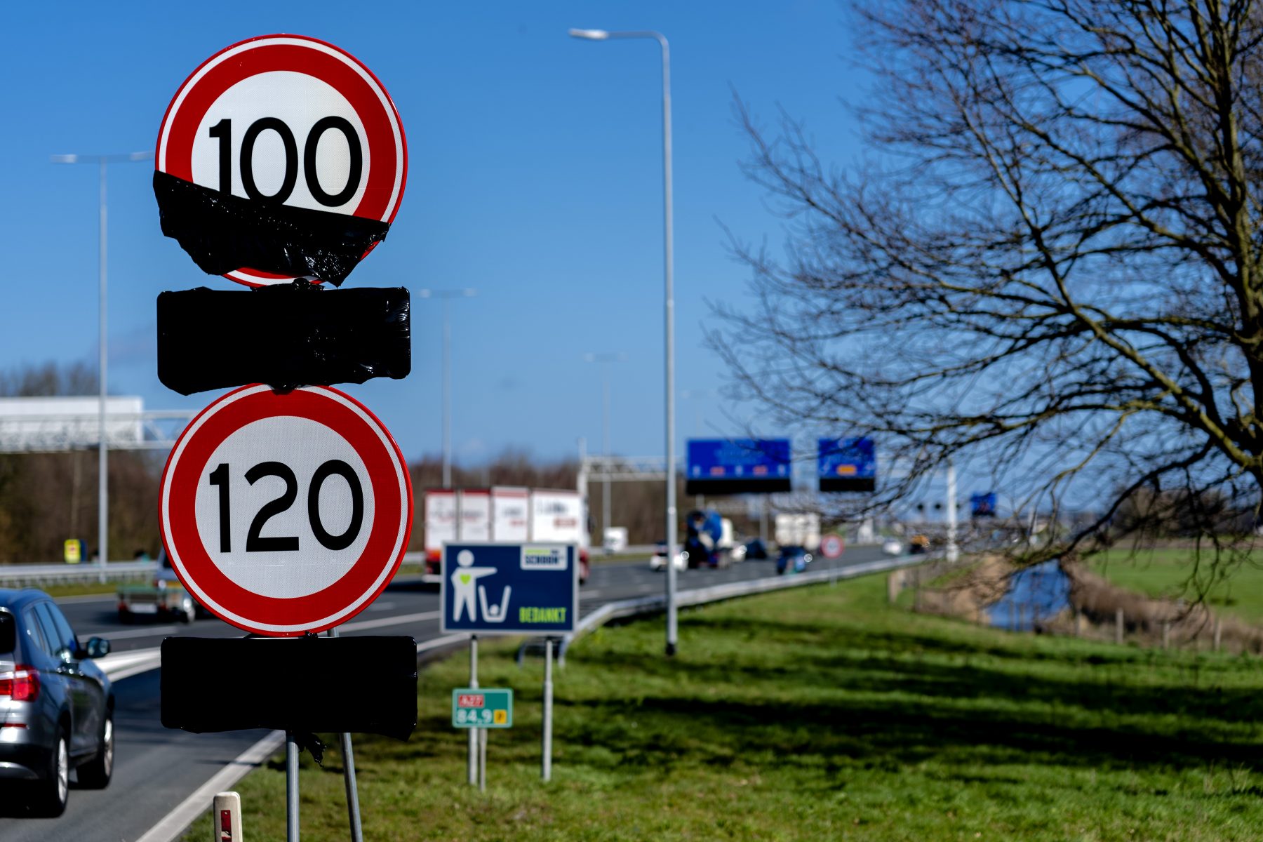 maximumsnelheid gaat maandag omlaag