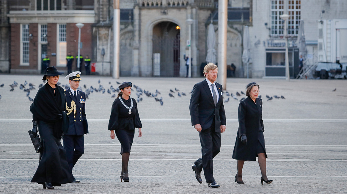 Dodenherdenking de dam amsterdam 2020 3