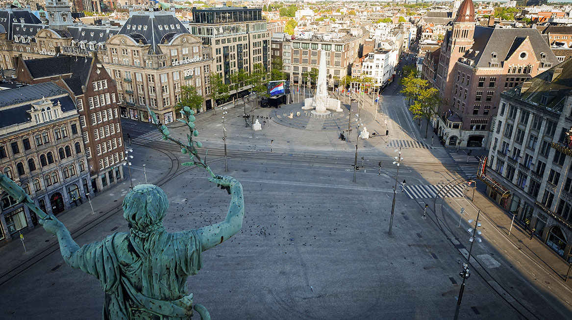 Dodenherdenking de dam amsterdam 2020 2