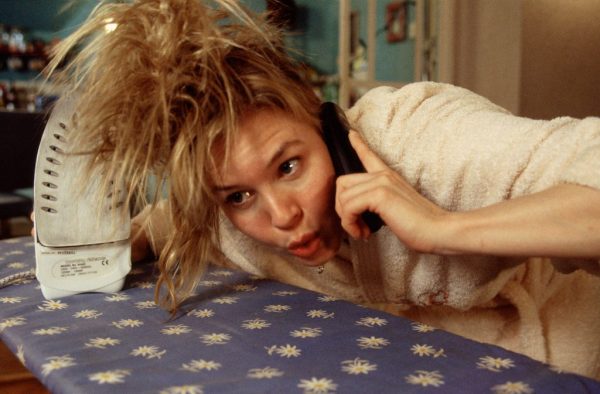 Bridget Jones haren op strijkplank