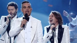 Thumbnail voor Take That (weer) voor even bij elkaar, mét Robbie Williams