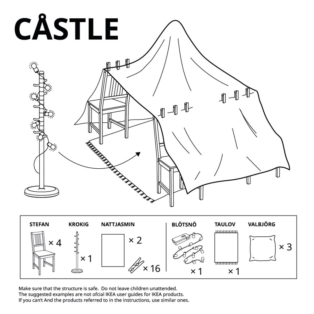 Quarantainetip: met deze IKEA-forten houd jij je kinderen wel even zoet