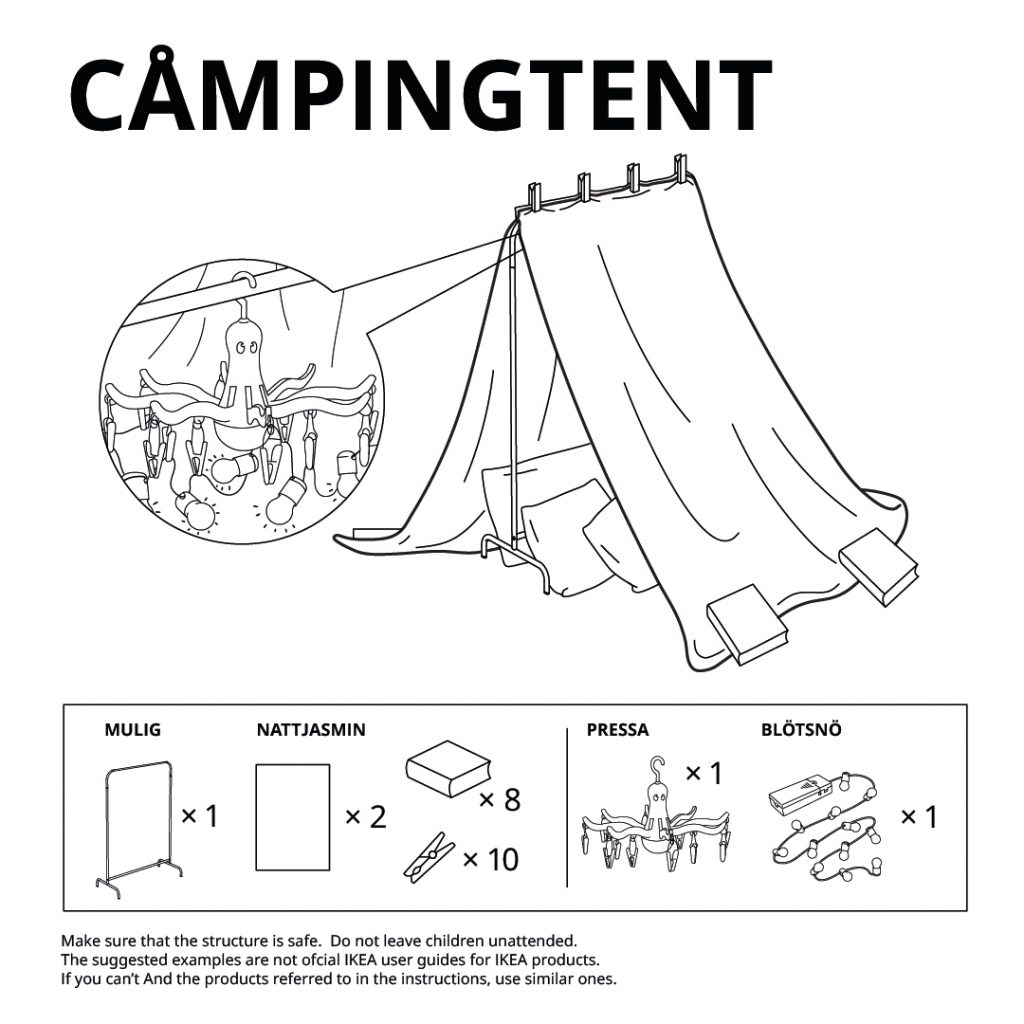 Quarantainetip: met deze IKEA-forten houd jij je kinderen wel even zoet