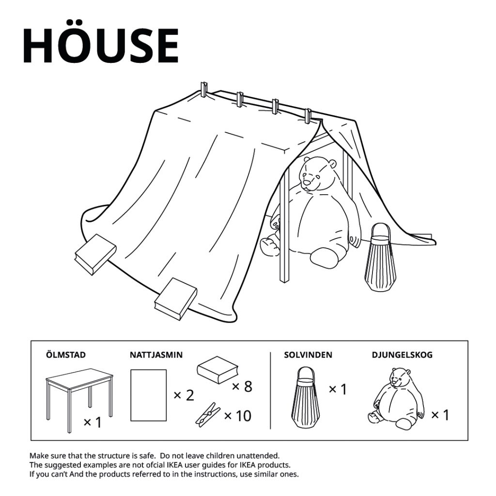 Quarantainetip: met deze IKEA-forten houd jij je kinderen wel even zoet