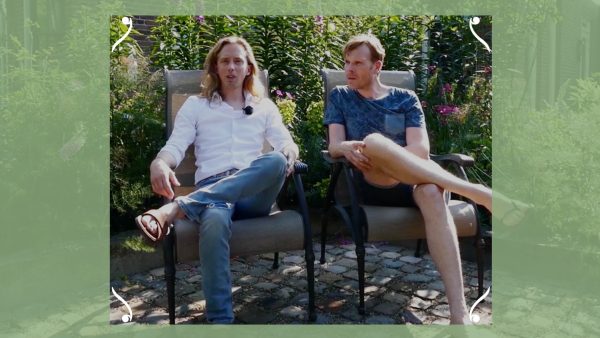 Patrick en Hendrik maakten van hun tuin een bloemenzee