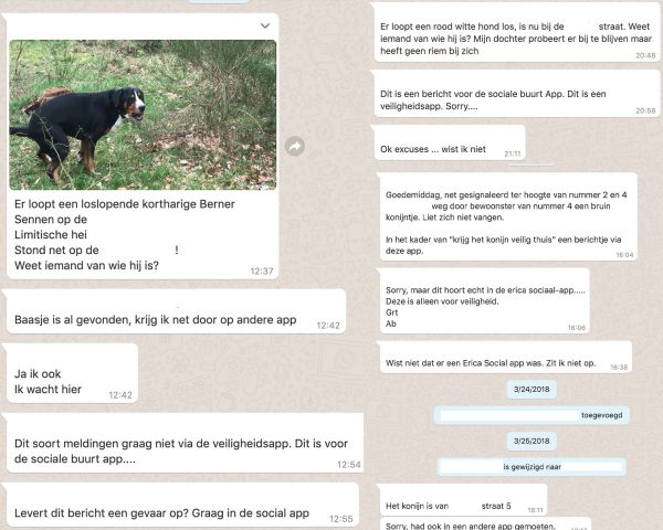 Buurts-whatsappgroepen screenshot