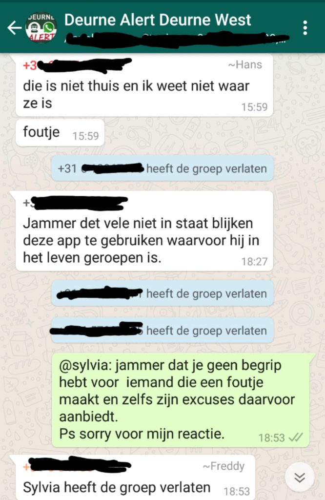 Buurt-whatsappgroepen screenshot