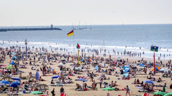 Strand Zandvoort Scheveningen druk