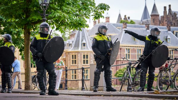 demonstratie Tweede Kamergebouw