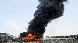 Opnieuw grote brand in haven Beiroet