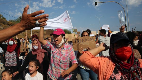 Griekenland Moria vluchtelingen Lesbos