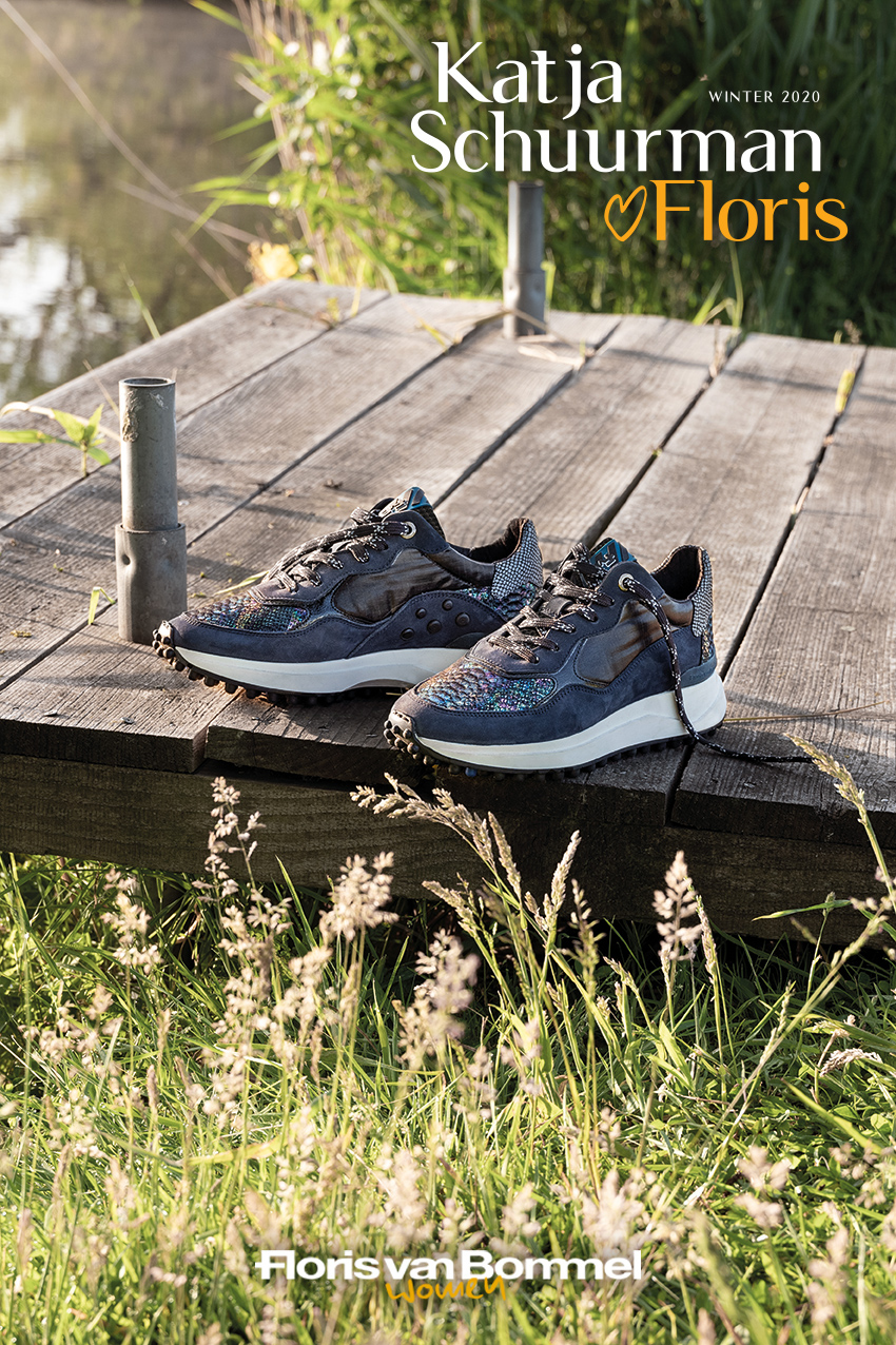 Floris van bommel BY KATJA SCHUURMAN 85307 09 Black G-Wijdte Sneakers  lage-sneakers - Schoenen.nl