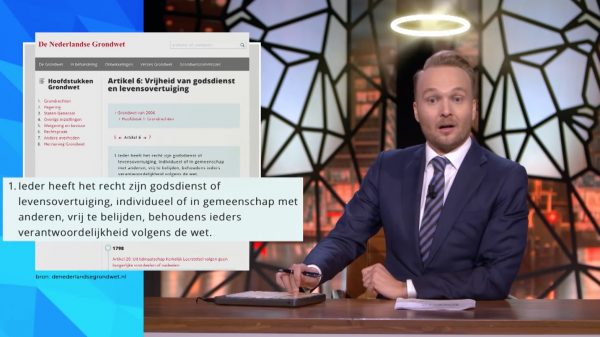 'Zondag met Lubach' over de kerk in corona_ 'Tafeltje voor 3000 alstublieft'