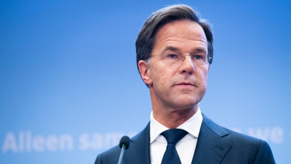 Premier Rutte tijdens persconferentie: