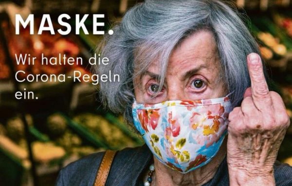 Berlijn steekt middelvinger op naar mensen die geen masker dragen