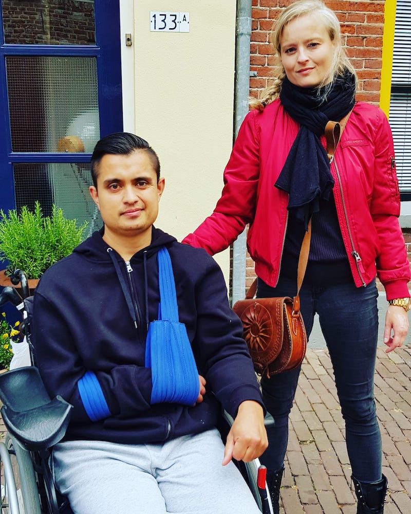 John en Mariska na herseninfarct