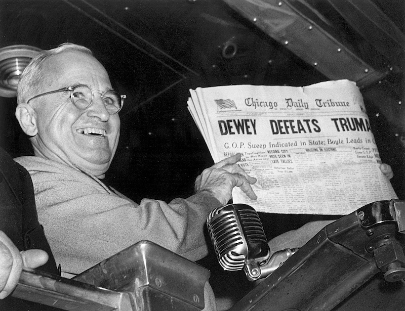 Truman wint verkiezingen