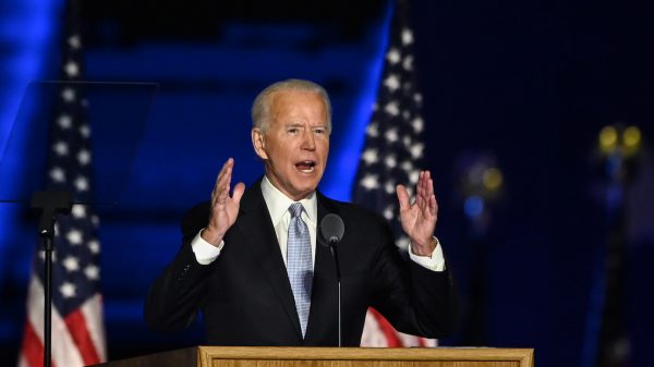 joe biden president vs overwinning speech trump Harris