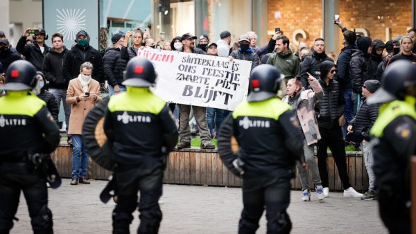 Demonstratie Kick Out Zwarte Piet Maastricht ANP
