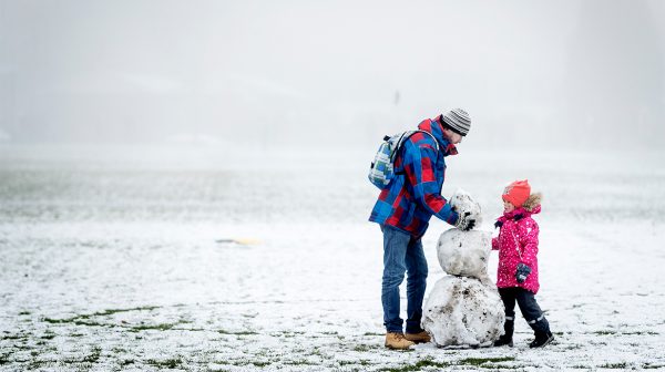 Winterse taferelen- zaterdag kans op de eerste sneeuwvlokken