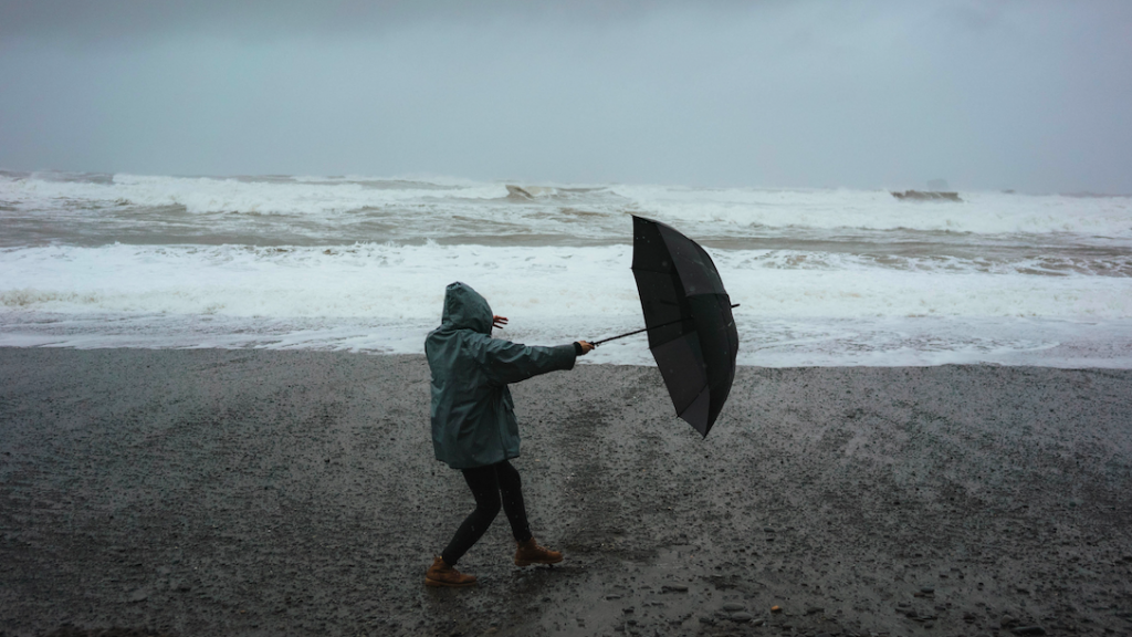 onstuimig weer