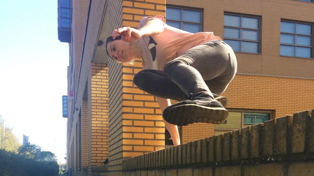 Karin Lecarpentier doet aan freerunning: 'Kreeg de vraag of ik in een midlifecrisis ben beland'