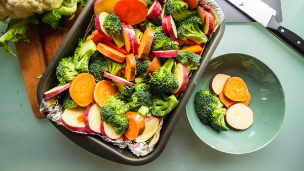 Het bewijs broccoli meer is dan de groente in aardappel-vlees-groente -