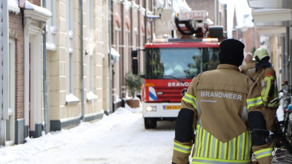 Brand door elektrische deken in de fik