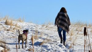 Thumbnail voor Kirsten is slechtziend en heeft last van sneeuw: 'Een beperking op mijn beperking'