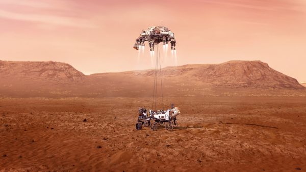 Ruimterobot Perseverance geland op Mars