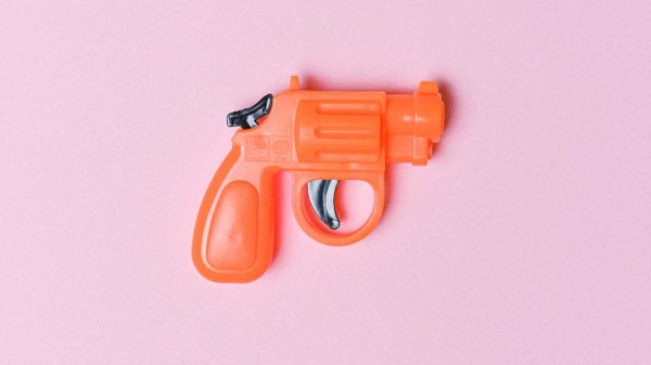 wapens als speelgoedpistolen