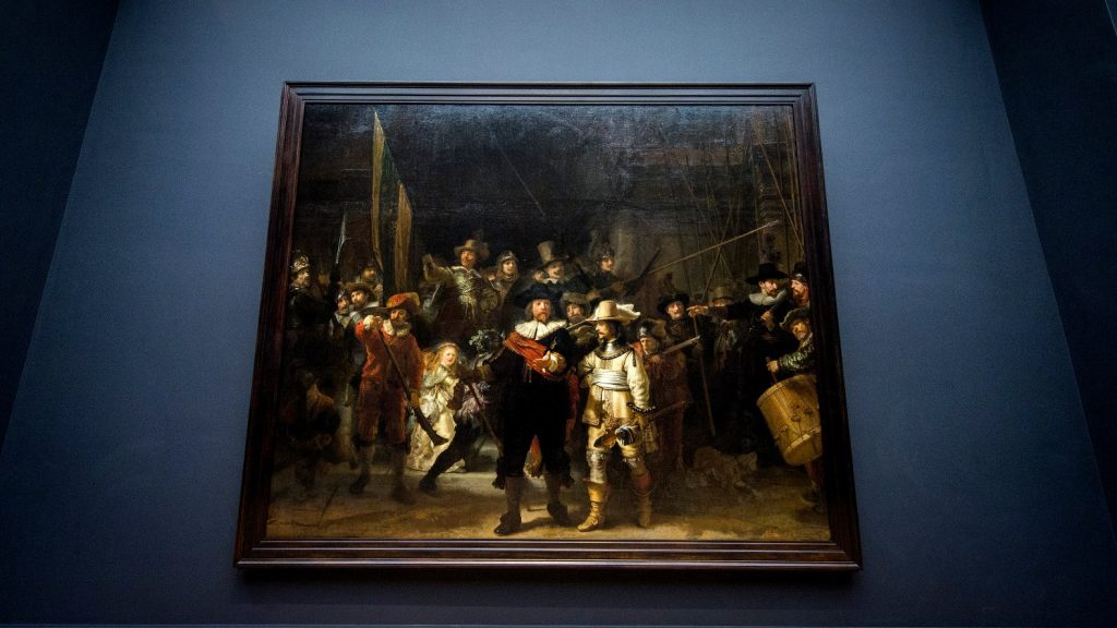 Specialisten schilderen ‘De Nachtwacht’ op ware grootte na in ‘Het Geheim van de Meester’