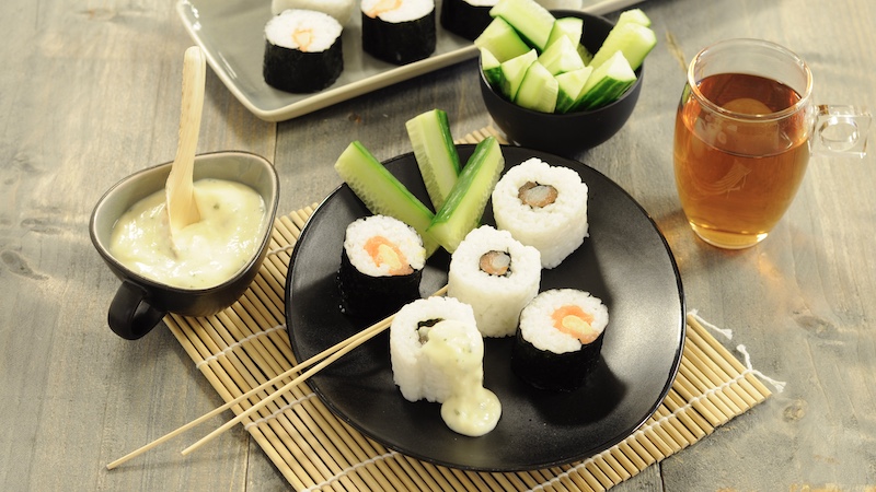 Asperge sushi