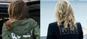 Thumbnail voor Jill Biden doet een 'Melania-tje', en draagt jas met politiek statement op de rug